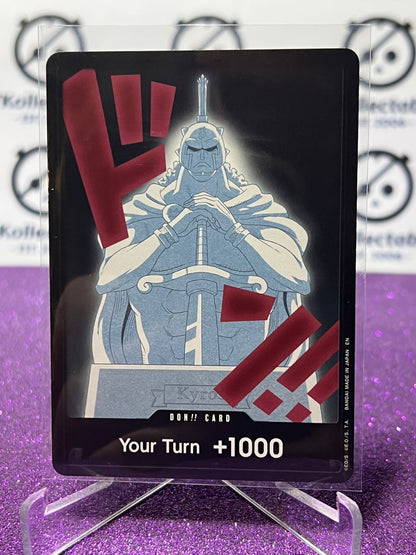 2025 ONE PIECE THE BEST V2 DON!! CARD YOUR TURN 1000 KYROS NON-FOIL ENGLISH TRADING GAME CARD