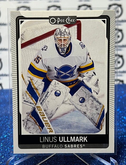 2021-22 O-PEE CHEE LINUS ULLMARK # 74  BUFFALO SABRES NHL HOCKEY TRADING CARD