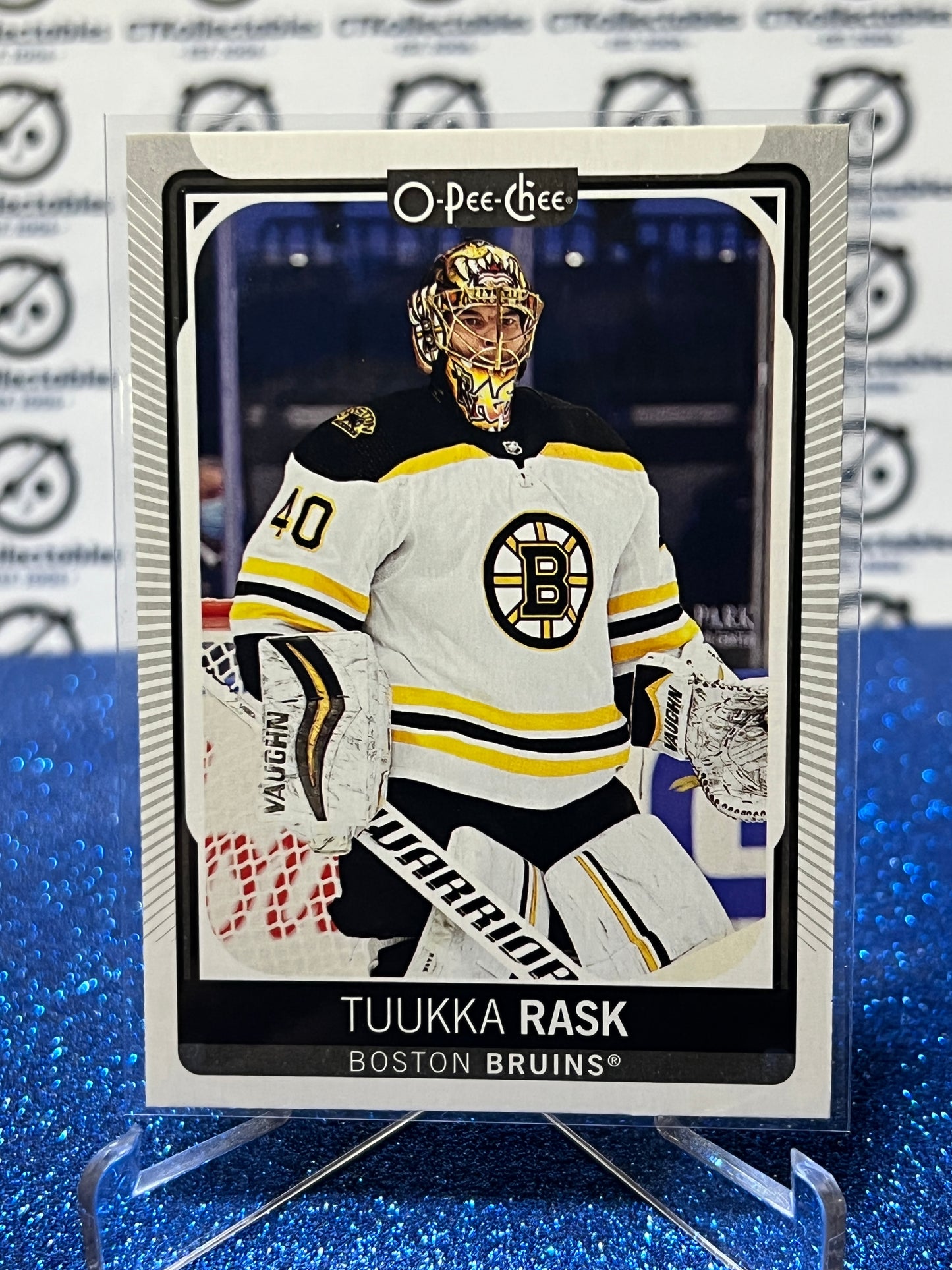 2021-22 O-PEE-CHEE TUUKKA RASK # 86 BOSTON BRUINS NHL HOCKEY CARD