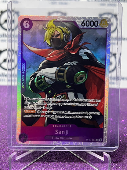 2025 ONE PIECE THE BEST V2 SANJI # OP07-064 SR FOIL ENGLISH TRADING GAME CARD
