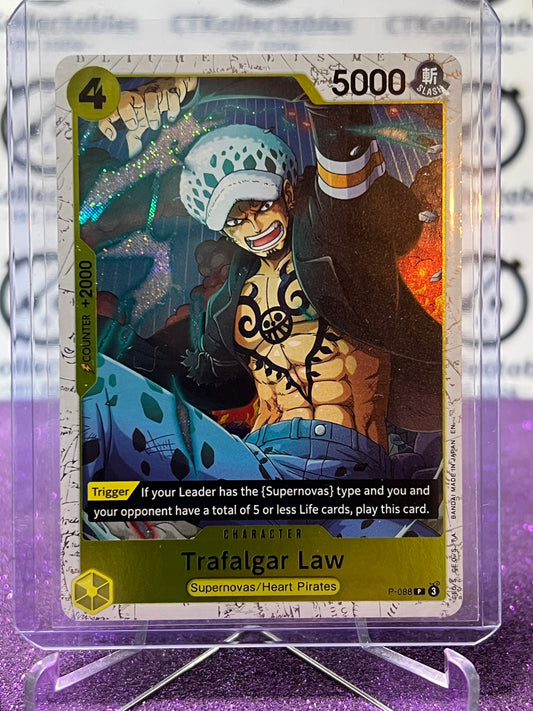 2025 ONE PIECE THE BEST V2 TRAFALGAR LAW # P-088 PROMO  FOIL ENGLISH TRADING GAME CARD