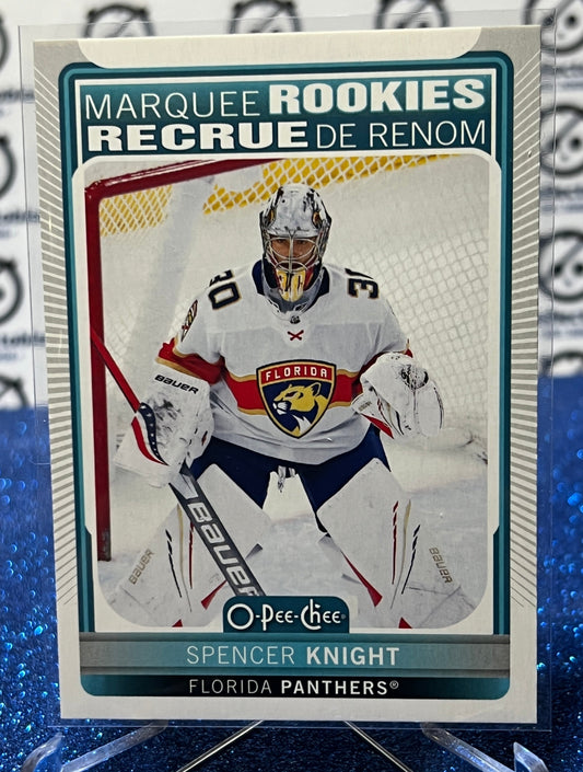 2021-22 O-PEE-CHEE SPENCER KNIGHT # 505 MARQUEE ROOKIE FLORIDA PANTHERS NHL HOCKEY CARD