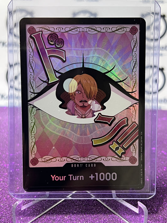 2025 ONE PIECE THE BEST V2 DON!! CARD YOUR TURN 1000 PUDDING FOIL ENGLISH TRADING GAME CARD