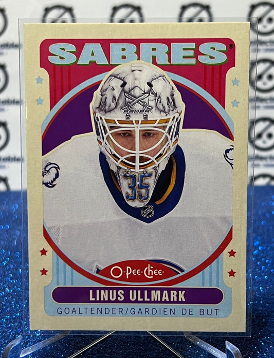 2021-22 O-PEE CHEE LINUS ULLMARK # 74  RETRO BUFFALO SABRES NHL HOCKEY TRADING CARD