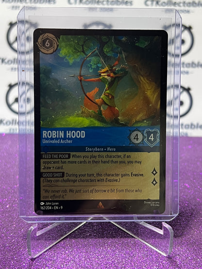 2025 DISNEY LORCANA FABLED ROBIN HOOD  162/204 RARE COLD FOIL