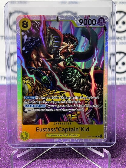 2025 ONE PIECE THE BEST V2 EUSTASS"CAPTAIN"KID # OP10-112 SR FOIL ENGLISH TRADING GAME CARD