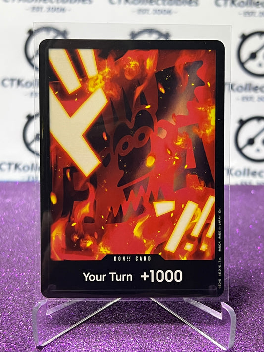 2025 ONE PIECE THE BEST V2 DON!! CARD YOUR TURN 1000 MONKEY.D.DRAGON NON-FOIL ENGLISH TRADING GAME CARD