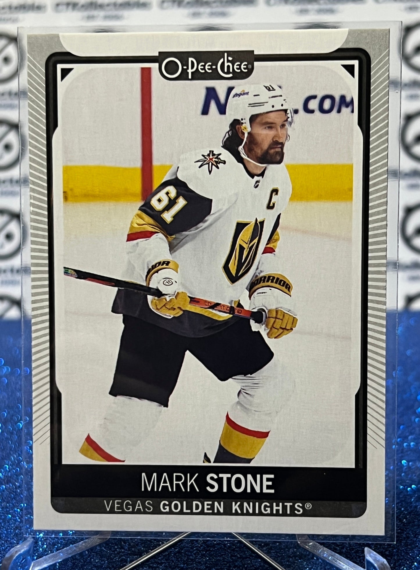 2021-22 O-PEE-CHEE MARK STONE # 36  NHL GOLDEN KNIGHTS HOCKEY CARD