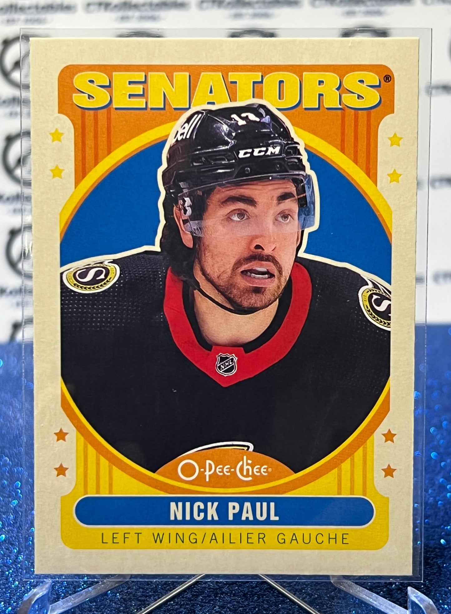 2021-22 O-PEE-CHEE NICK PAUL # 369 RETRO OTTAWA SENATORS NHL HOCKEY CARD