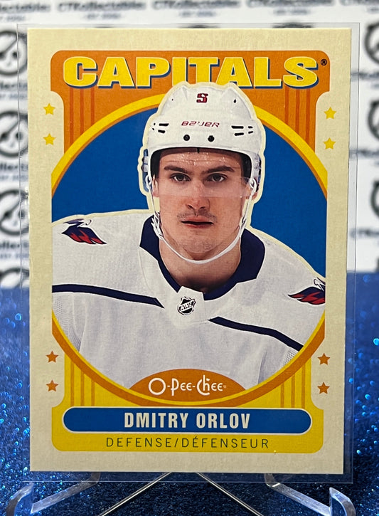 2021-22 O-PEE-CHEE DMITRY ORLOV # 224 RETRO WASHINGTON CAPITALS  NHL HOCKEY CARD