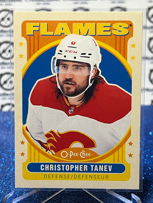 2021-22 O-PEE-CHEE CHRISTOPHER TANEV # 208 RETRO CALGARY FLAMES NHL HOCKEY CARD