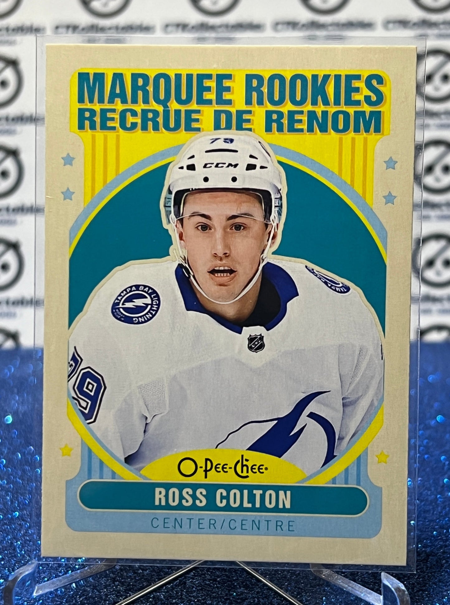 2021-22 O-PEE-CHEE RUSS COLTON # 515 MARQUEE ROOKIE RETRO TAMPA BAY LIGHTNING NHL HOCKEY CARD