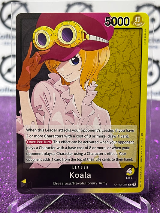 2025 ONE PIECE LEGACY OF THE MASTER KOALA # OP12-081 L NON-FOIL TRADING GAME CARD
