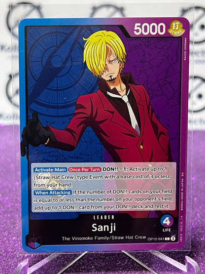 2025 ONE PIECE LEGACY OF THE MASTER SANJI # OP12-041 L NON-FOIL TRADING GAME CARD