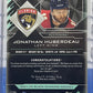 2021-22 UPPER DECK BLACK DIAMOND 1/1 JONATHAN HUBERDEAU # BDB-JH FLORIDA PANTHERS HOCKEY CARD