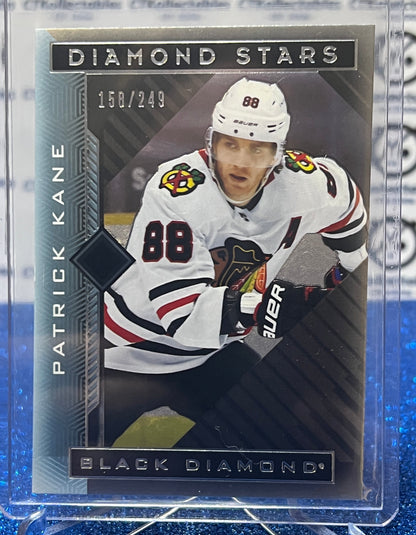 2021-22 UPPER DECK BLACK DIAMOND 158/249 PATRICK KANE # BDS-PK CHICAGO BLACKHAWKS NHL HOCKEY CARD