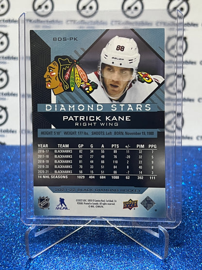 2021-22 UPPER DECK BLACK DIAMOND 158/249 PATRICK KANE # BDS-PK CHICAGO BLACKHAWKS NHL HOCKEY CARD