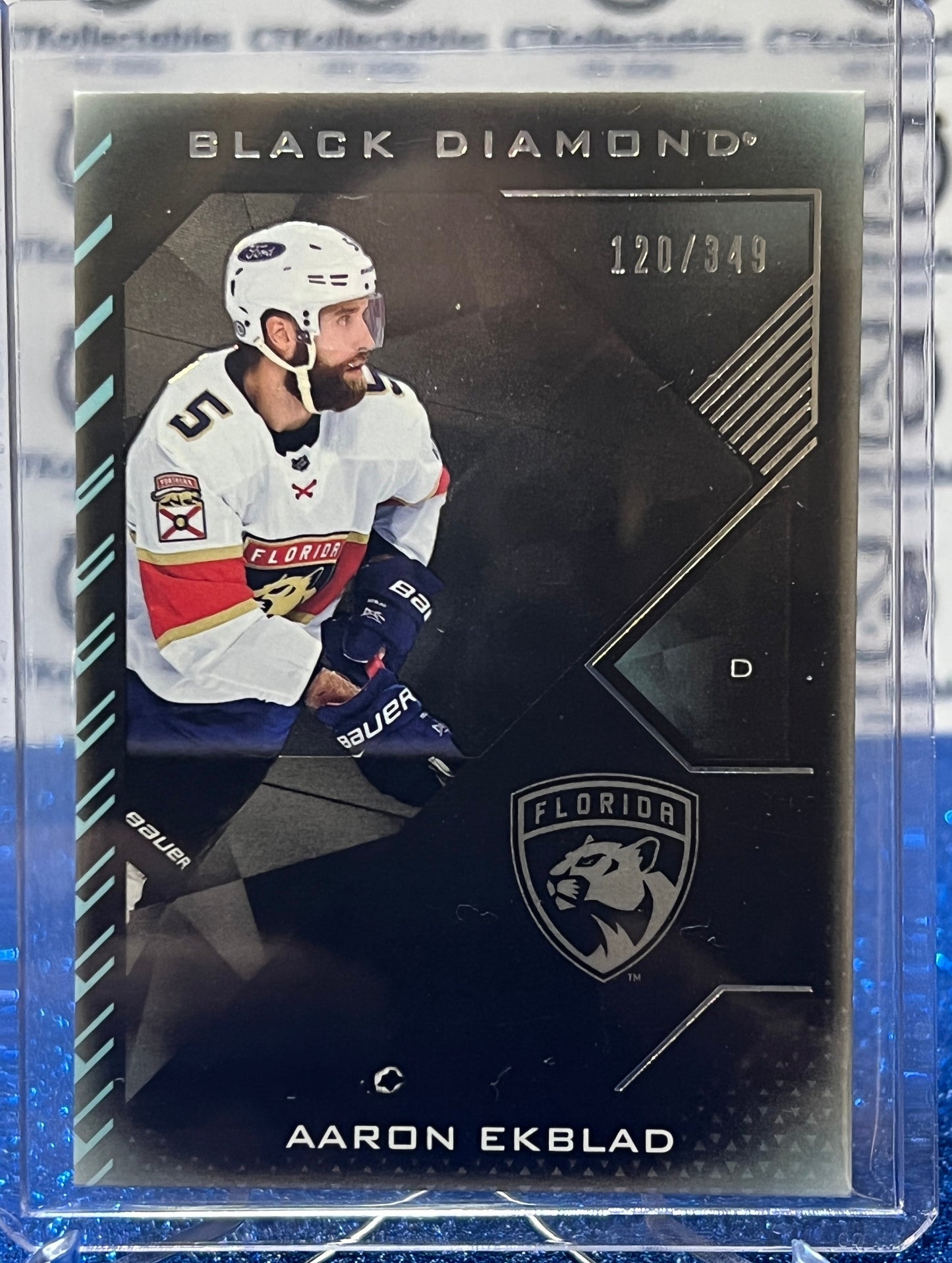 2021-22 UPPER DECK BLACK DIAMOND 120/349 AARON EKBLAD # BDB-AE FLORIDA PANTHERS HOCKEY CARD