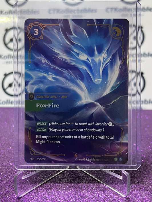 2025 RIFTBOUND LEAGUE OF LEGENDS FOX-FIRE # 256/298 EPIC FOIL TRADING GAME CARD
