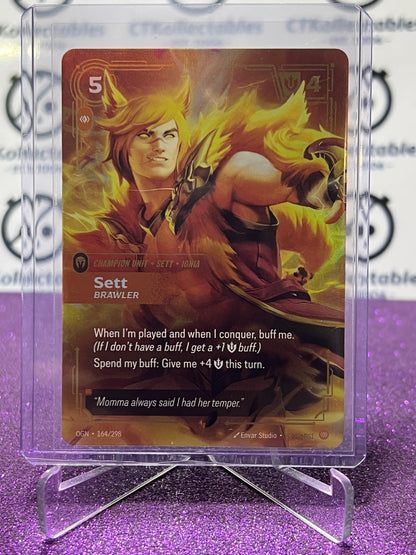 2025 RIFTBOUND LEAGUE OF LEGENDS SETT # 164/298 EPIC FOIL TRADING GAME CARD