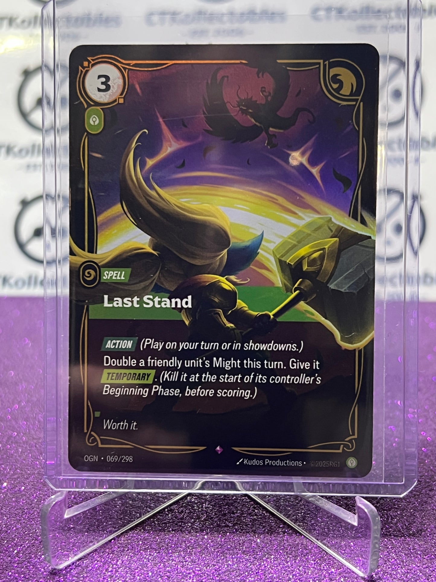 2025 RIFTBOUND LEAGUE OF LEGENDS LAST STAND # 069 /298 RARE FOIL TRADING GAME CARD