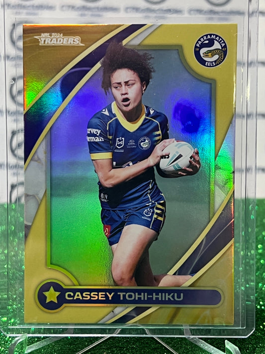 2024 NRL TRADERS CASSEY TOHI-HIKU # WG 42/60 TITANIUM GOLD SPECIAL PARRAMATTA EELS # 029/210