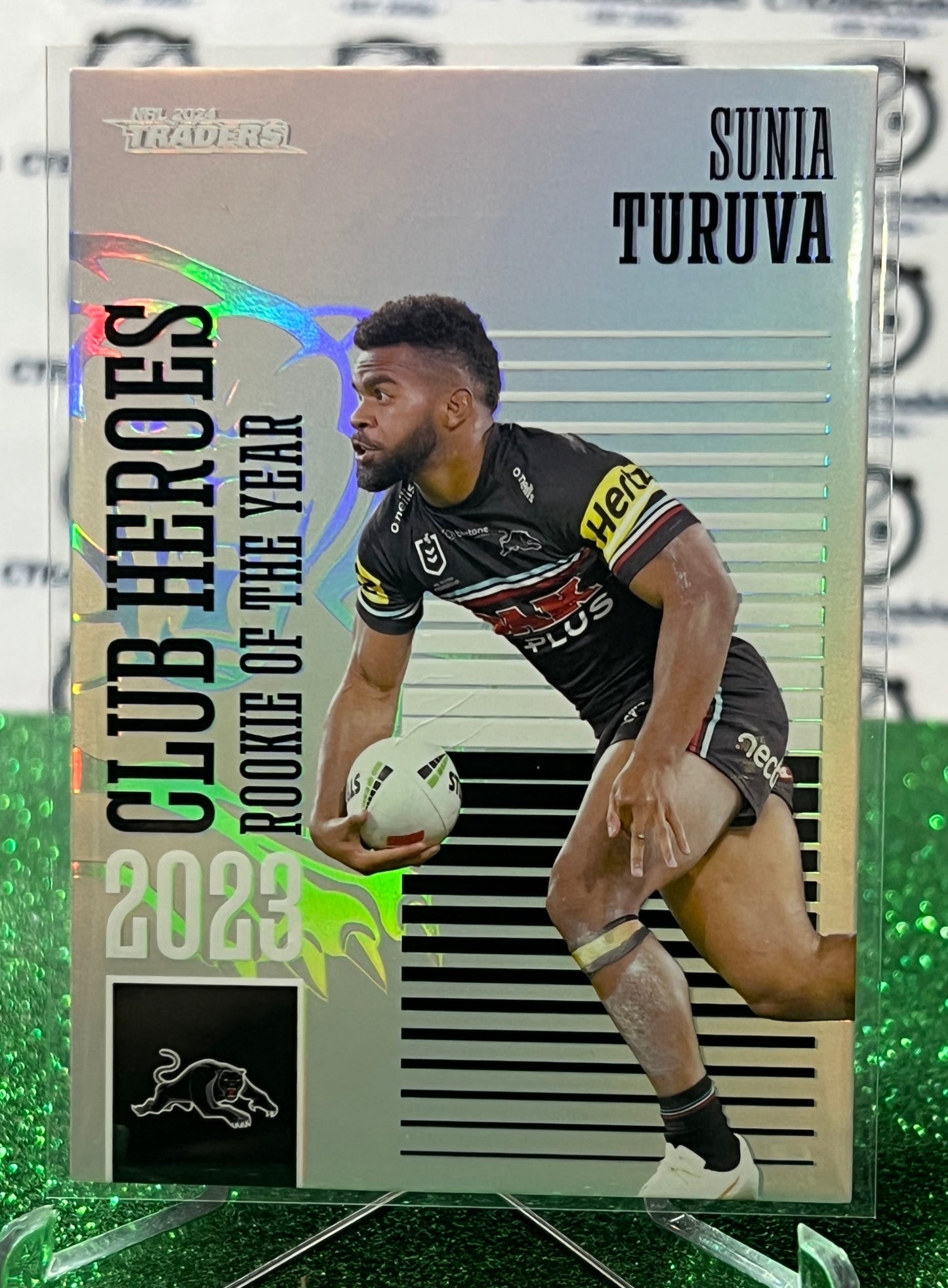 2024 NRL TRADERS SUNIA TURUVA # CH 31/44 CLUB HEROES PENRITH PANTHERS