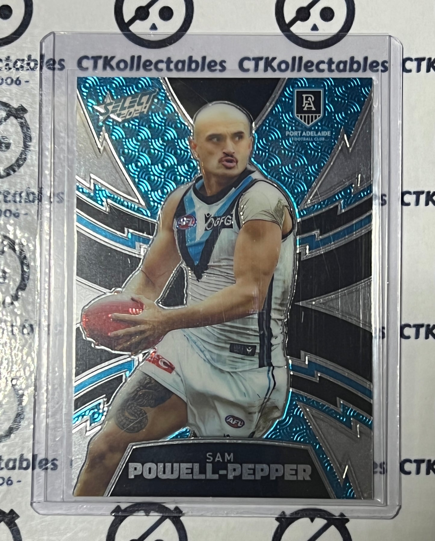 2024 AFL SELECT FOOTY STARS SAM POWELL-PEPPER # LT282 LUMINOUS /599 PORT ADELAIDE