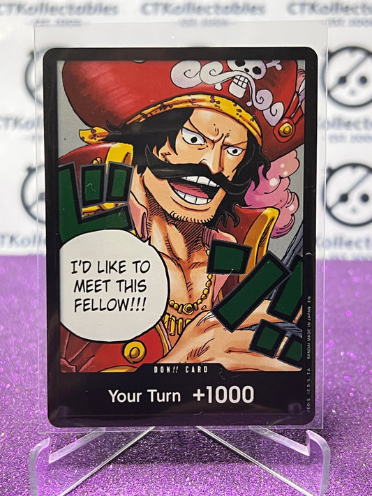 2025 ONE PIECE CARRYING ON HIS WILL DON!! CARD YOUR TURN +1000 FOIL ENGLISH TRADING GAME CARD (Copy)