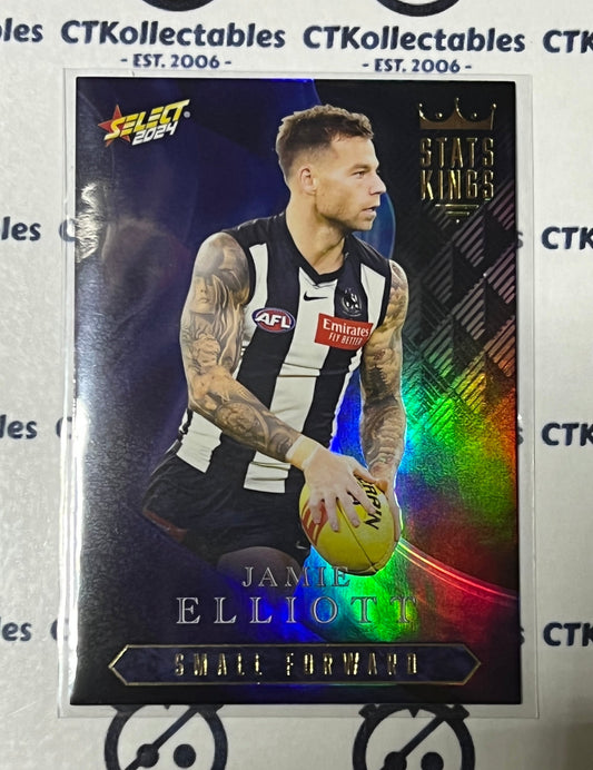 2024 AFL SELECT FOOTY STARS JAMIE ELLIOTT # SK19 STATS KINGS COLLINGWOOD MAGPIES