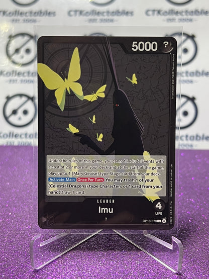2025 ONE PIECE CARRYING ON HIS WILL IMU # OP13-079 L NON-FOIL ENGLISH TRADING GAME CARD