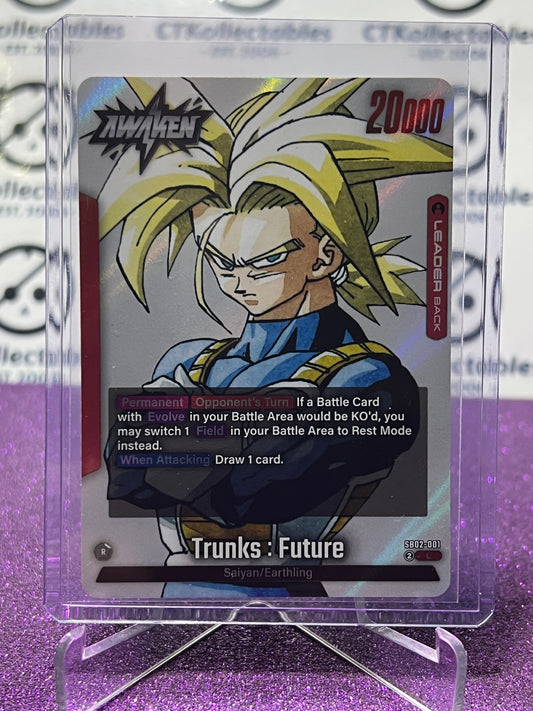 DRAGON BALL SUPER MANGA BOOSTER 02 TRUNKS : FUTURE # SB02-001 L FOIL CARD 2025