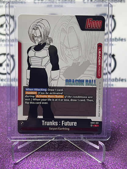 DRAGON BALL SUPER MANGA BOOSTER 02 TRUNKS : FUTURE # SB02-001 L FOIL CARD 2025