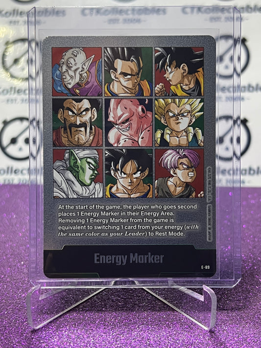 DRAGON BALL SUPER MANGA BOOSTER 02 ENERGY MARKER # E-89 FOIL CARD 2025