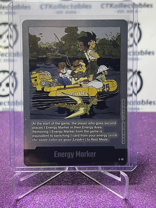 DRAGON BALL SUPER MANGA BOOSTER 02 ENERGY MARKER # E-79 FOIL CARD 2025