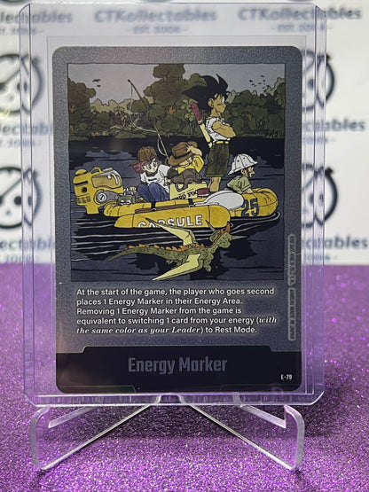 DRAGON BALL SUPER MANGA BOOSTER 02 ENERGY MARKER # E-79 FOIL CARD 2025