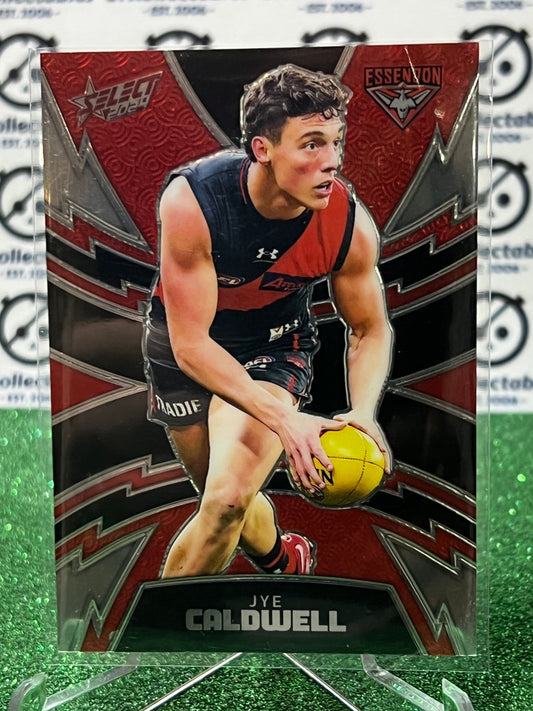 2024 AFL SELECT FOOTY STARS JYE CALDWELL # LT89 LUMINOUS /599 ESSENDON BOMBERS