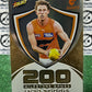 2024 AFL SELECT FOOTY STARS LACHIE WHITFIELD # MGH46 MILESTONE /240 GWS GIANTS