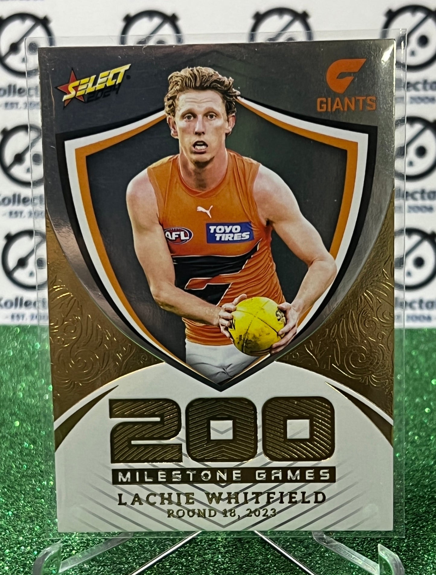 2024 AFL SELECT FOOTY STARS LACHIE WHITFIELD # MGH46 MILESTONE /240 GWS GIANTS