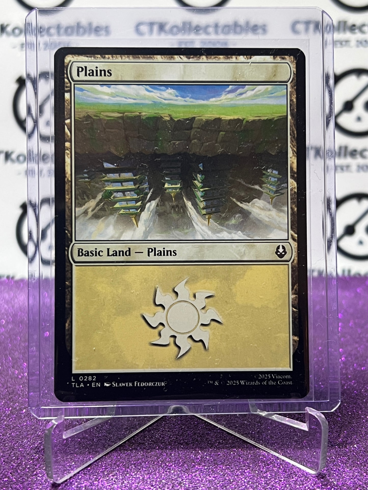 2025 MAGIC THE GATHERING AVATAR THE LAST AIRBENDER PLAINS # L 0282 NON-FOIL LAND CARD