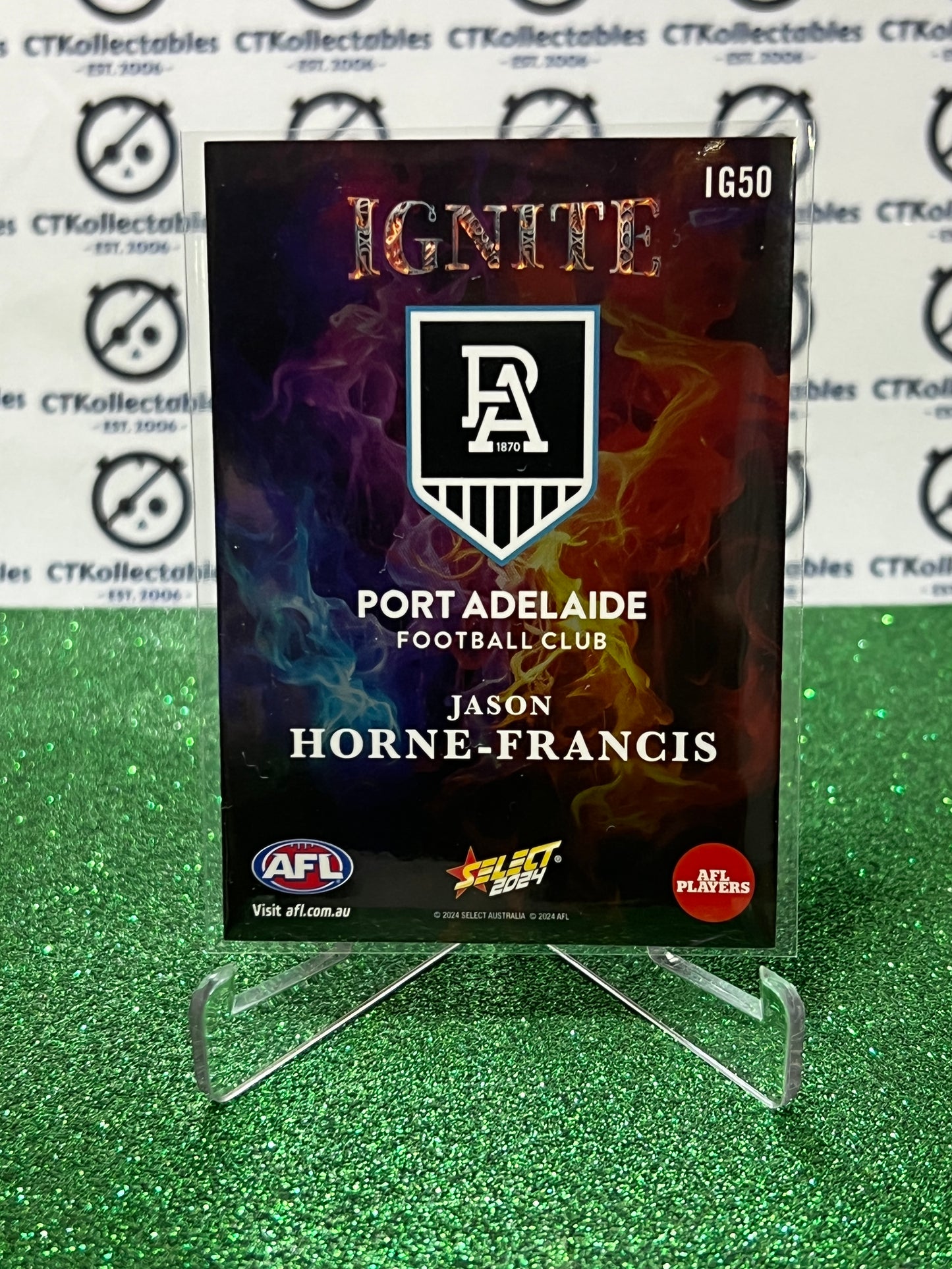 2024 AFL SELECT FOOTY STARS JASON HORNE-FRANCIS # IG50 IGNITE PORT ADELAIDE