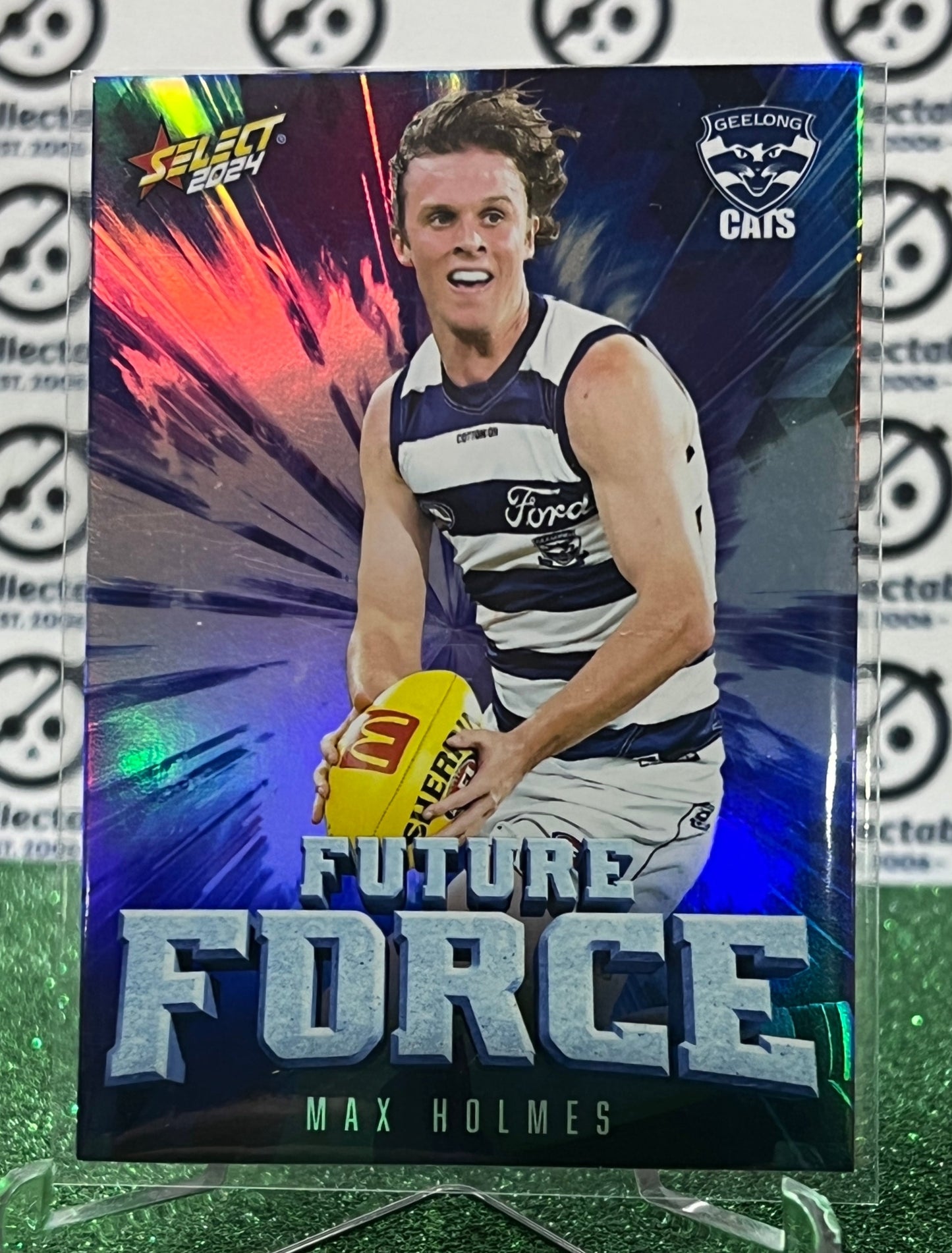 2024 AFL SELECT FOOTY STARS MAX HOLMES # FF34 FUTURE FORCE GEELONG CATS