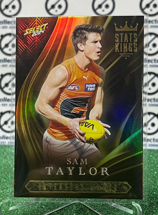 2024 AFL SELECT FOOTY STARS SAM TAYLOR # SK37 STATS KINGS GWS GIANTS