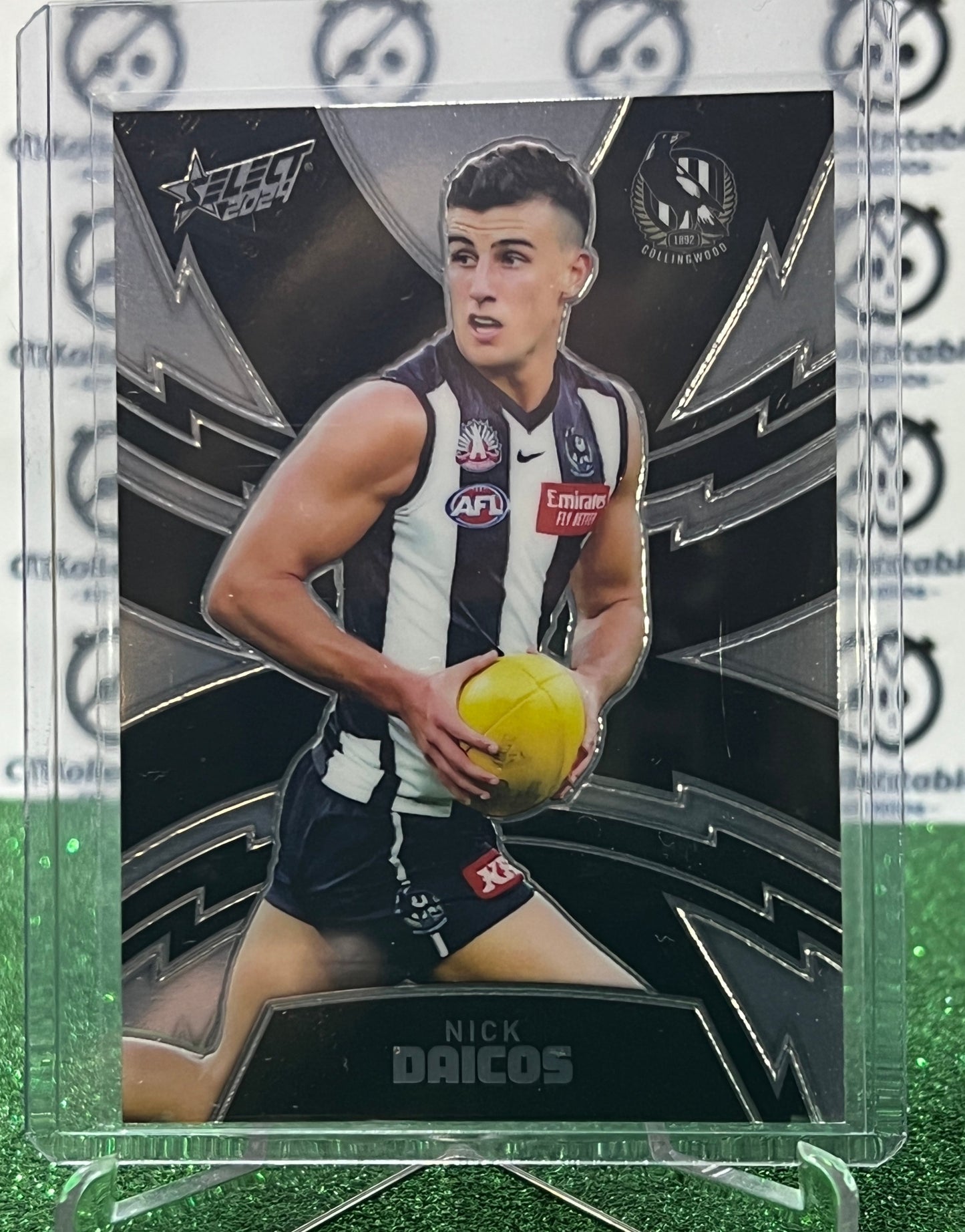 2024 AFL SELECT FOOTY STARS NICK DAICOS # LT70 LUMINOUS  /599 COLLINGWOOD MAGPIES