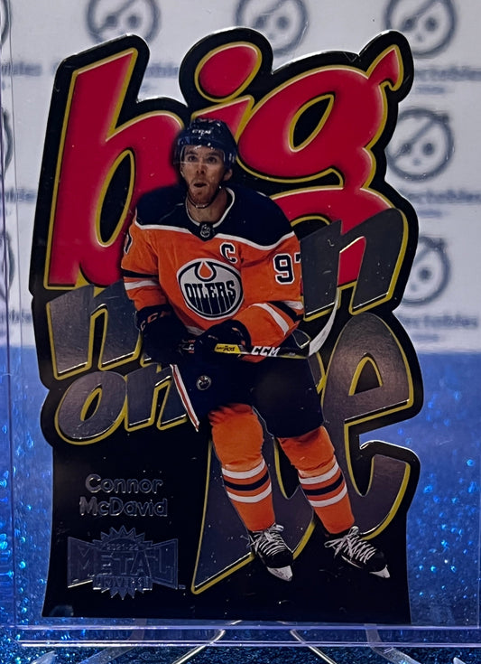 2021-22 SKYBOX METAL CONNOR McDAVID # BM-40 BIG MAN ON ICE EDMONTON OILERS HOCKEY CARD