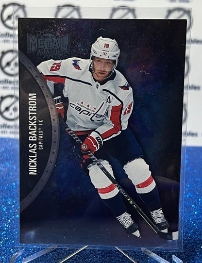 2021-22 SKYBOX METAL NICKLAS BACKSTROM # 83 WASHINGTON CAPITALS HOCKEY CARD