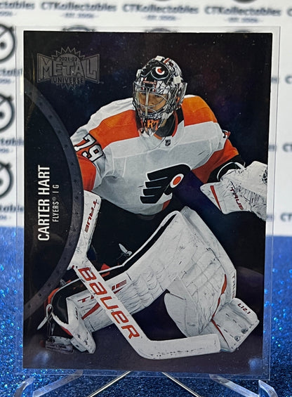 2021-22 SKYBOX METAL CARTER HART # 47 PHILADELPHIA FLYERS HOCKEY CARD