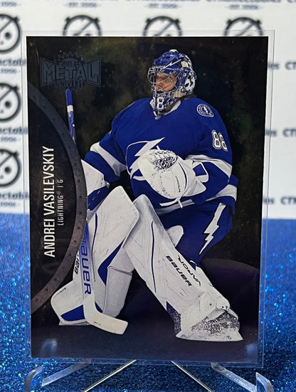 2021-22 SKYBOX METAL ANDREI VASILEVSKIY # 40 TAMPA BAY LIGHTNING HOCKEY CARD