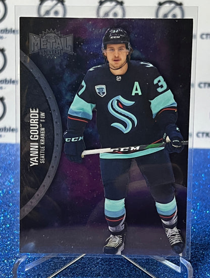 2021-22 SKYBOX METAL YANNI GOURDE # 41 SEATTLE KRAKEN NHL HOCKEY CARD