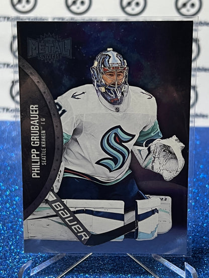 2021-22 SKYBOX METAL PHILIPP GRUBAUER # 99 SEATTLE KRAKEN NHL HOCKEY CARD